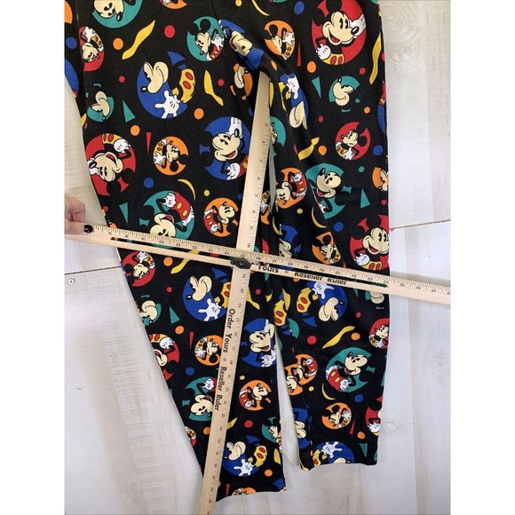 Vintage Mickey & Co.  Mickey Mouse Womens Leggings Large-USA Made-8392 - Picture 3 of 6